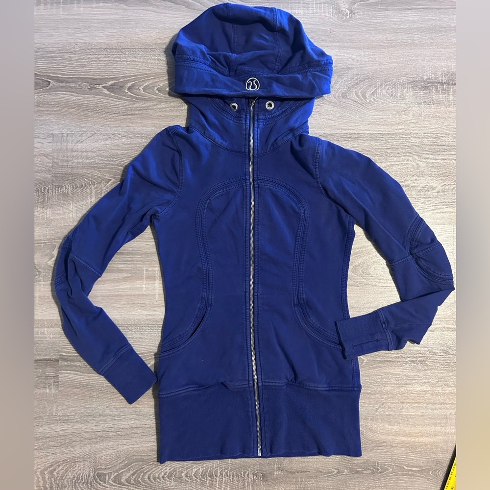 lululemon athletica Royal Blue Full-Zip Hooded Jacket